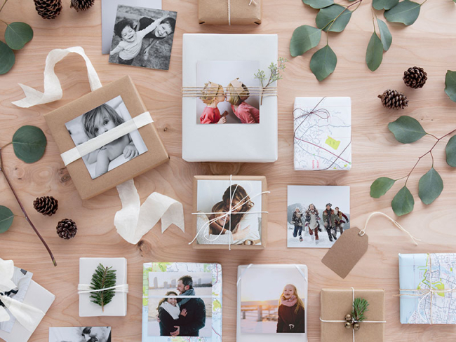 Etichette regalo fotografiche